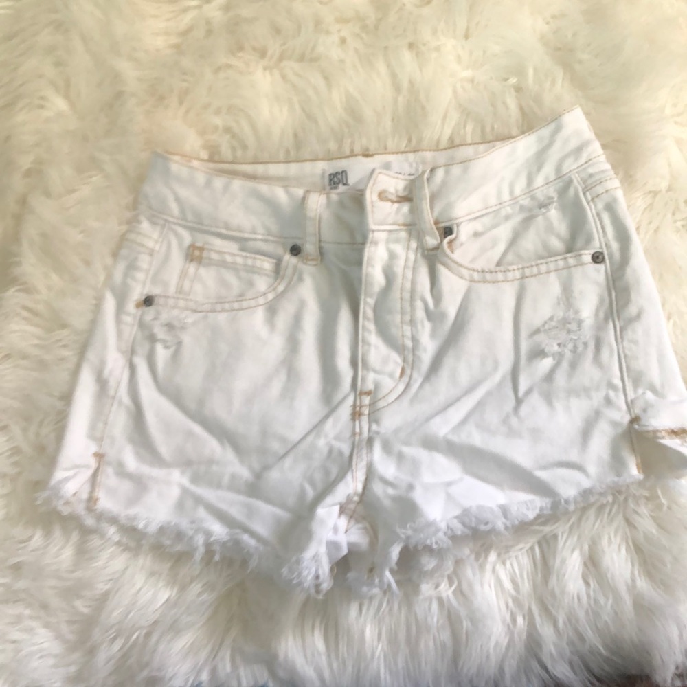 white rsq shorts